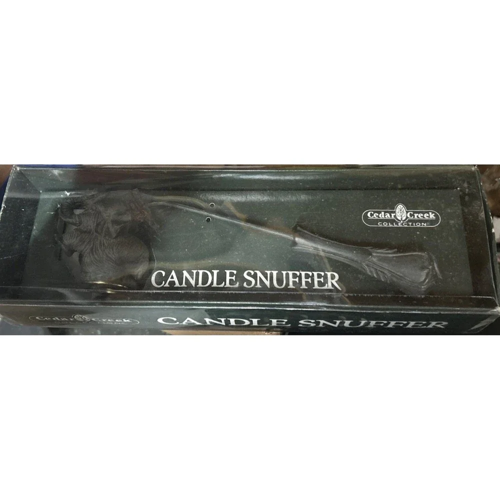 Vintage Cedar Creek Elephant Candle Snuffer In Box